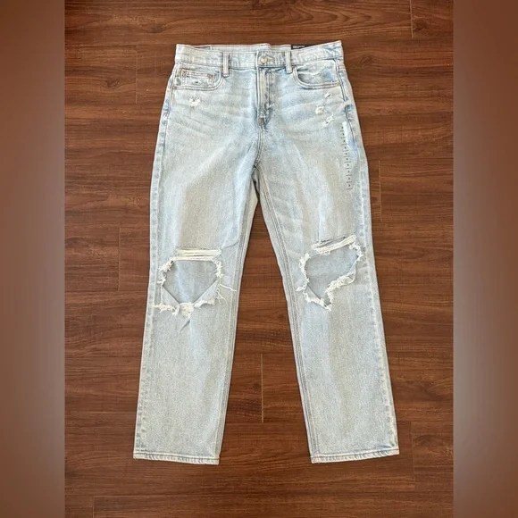 American Eagle High Rise Ankle Straight Jeans Size 8R - Picture 1 of 2